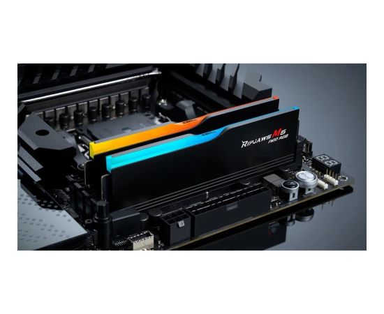 G.Skill DDR5 - 64GB - 6000 - CL - 32 (2x 32 GB) Dual Kit, memory (black, F5-6000J3238G32GX2-RM5NRK, Ripjaws M5 Neo, AMD EXPO)