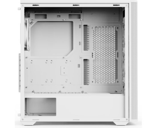 Aerocool D501A-G-WT-v2, tower case (white/wood)
