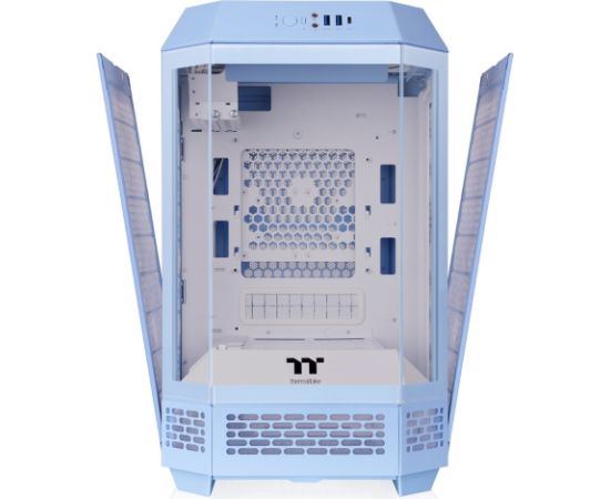 Thermaltake The Tower 250 , tower case (light blue, tempered glass)