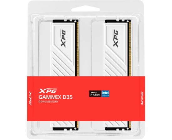 ADATA DDR4 - 64GB - 3200 - CL - 16 (2x 32 GB) dual kit, memory (white, AX4U320032G16A-DTWHD35, XPG Gammix D35, INTEL XMP)
