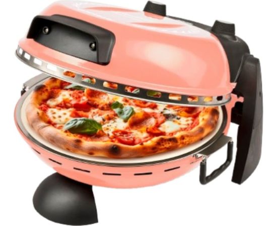 G3ferrari G3 Ferrari Delizia pizza oven G1017715, Anniversary Coral Passion (coral, 1,200 watts, for pizza ? 31cm, special edition with reversible pizza stone, pizza cutter)