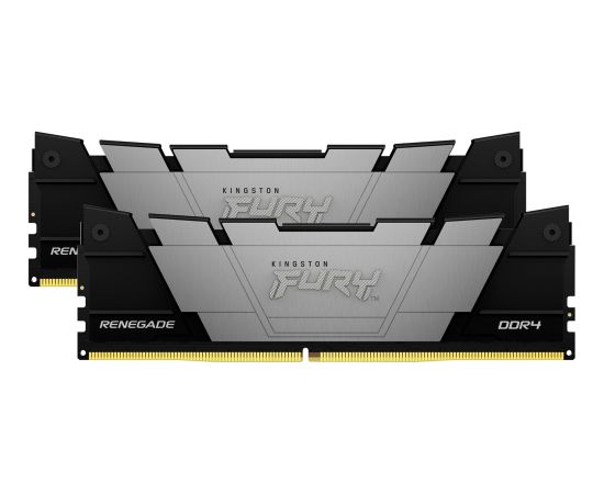 Kingston FURY DDR5 - 64GB - 3200 - CL - 16 (2x 32 GB) dual kit, RAM (black/silver, KF432C16RB2K2/64, FURY Renegade Black XMP, INTEL XMP)