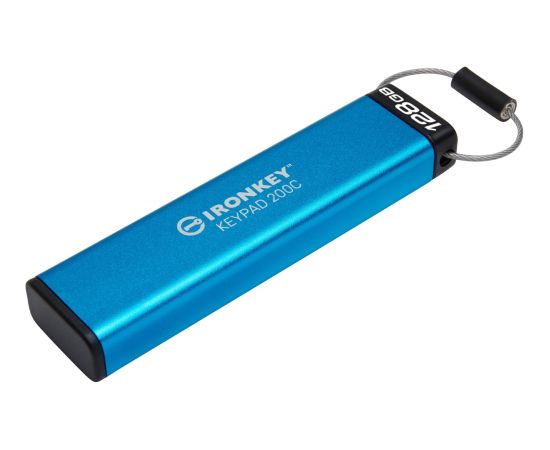 Kingston IronKey Keypad 200 128 GB, USB stick (USB-C 3.2 Gen 1)