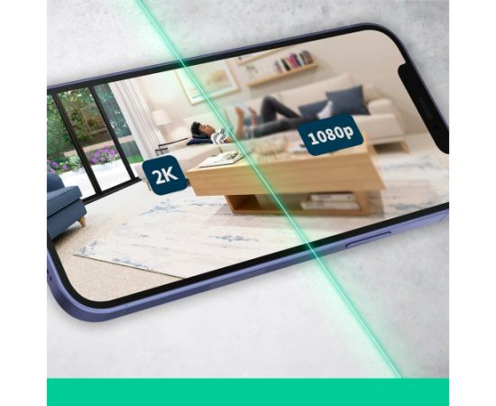 Arlo Essential 2K Indoor Camera, surveillance camera (white/black, set of 2, WLAN, 4 MP)