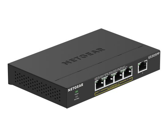 Netgear GS305PP, Switch (black)
