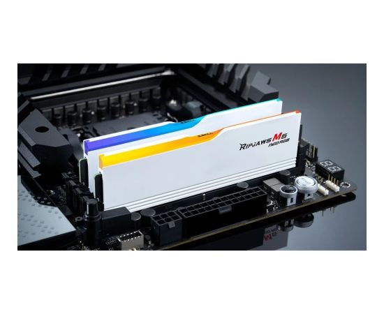 G.Skill DDR5 - 32GB - 6000 - CL - 36 (2x 16 GB) dual kit, memory (white, F5-6000J3636F16GX2-RM5NRW, Ripjaws M5 Neo RGB, AMD EXPO)