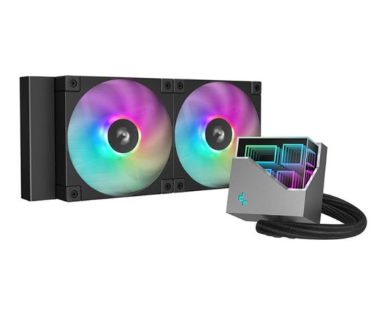 DeepCool LT240 ARGB, water cooling (black)