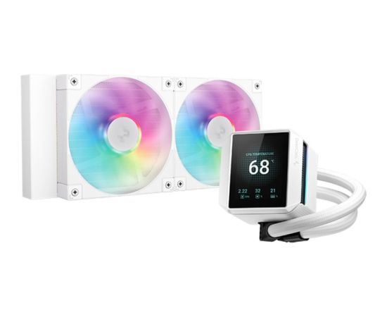 DeepCool MYSTIQUE 240 ARGB, water cooling (white)