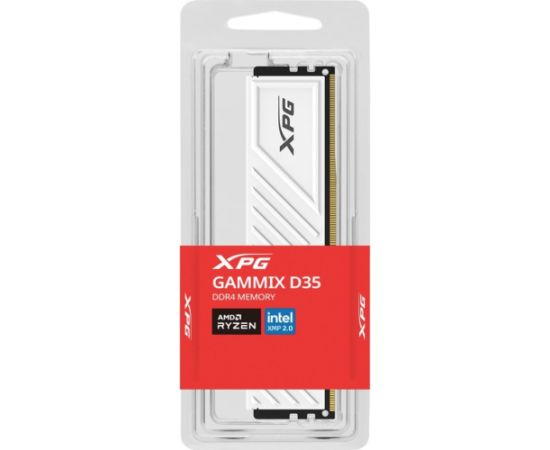 ADATA DDR4 - 32GB - 3200 - CL - 16, single RAM (white, AX4U320032G16A-SWHD35, XPG GAMMIX D35, INTEL XMP)