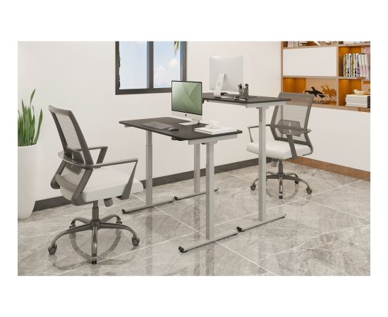 Digitus Electrically height-adjustable table frame, single motor, 2-stage DA-90432 (grey) Gaming krēsli