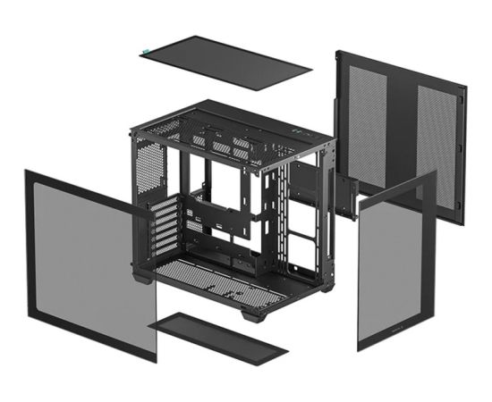 Deepcool CG530 (black, tempered glass x 2)