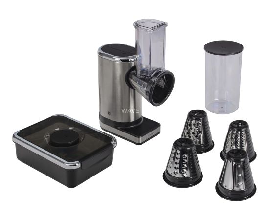 WMF KÜCHENminis vegetable cutter salad-to-go, chopper (stainless steel/black, 150 watts)