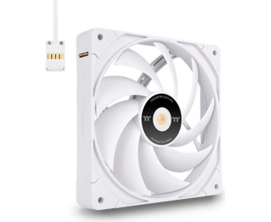 Thermaltake TOUGHFAN EX14 Pro High Static Pressure PC Cooling Fan White, case fan (white, 3-fan pack, 140 mm)