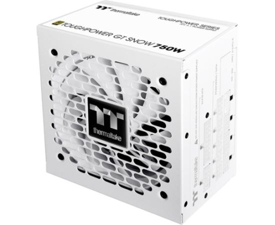 Thermaltake Toughpower GT Snow 750W, PC power supply (white, 1x 12-pin high power GPU, 4x PCIe, cable management, 750 watts)