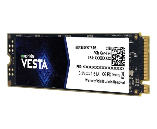 Mushkin Vesta 2TB, SSD (PCIe 4.0 x4, NVMe 1.4, M.2 2280)