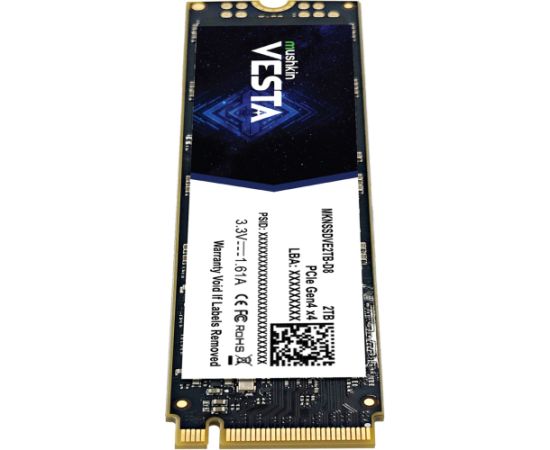 Mushkin Vesta 2TB, SSD (PCIe 4.0 x4, NVMe 1.4, M.2 2280)