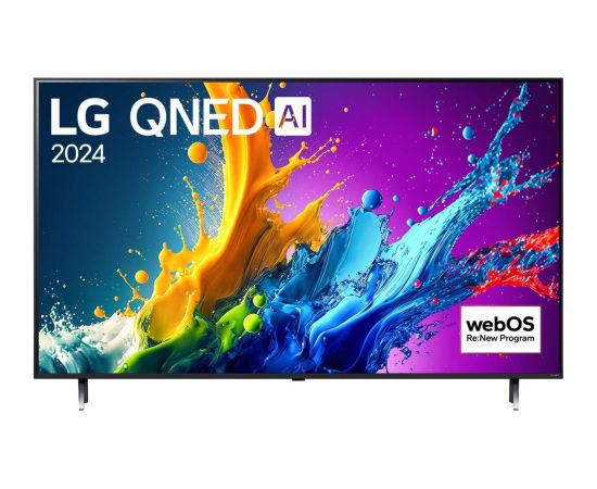 LG 50QNED80T6A, LED TV - 50 - black, UltraHD/4K, QNED, WLAN, LAN, Bluetooth, HDR10, triple tuner