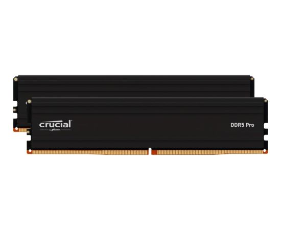 Crucial DDR5 - 96GB - 5600 - CL - 46 (2x 48 GB) dual kit, RAM (black, CP2K48G56C46U5, Pro, INTEL XMP, AMD EXPO)