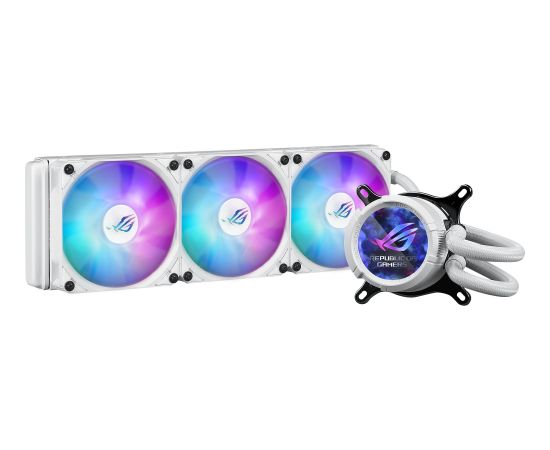 ASUS ROG STRIX LC III 360 ARGB LCD, water cooling (white)