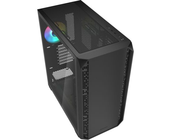 Sharkoon AK2 RGB, tower case (black, tempered glass)