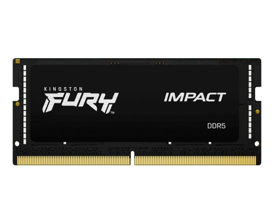 Kingston FURY DDR5 - 16GB - 6400 - CL - 38, Single RAM (black, KF564S38IB-16, Impact, INTEL XMP)