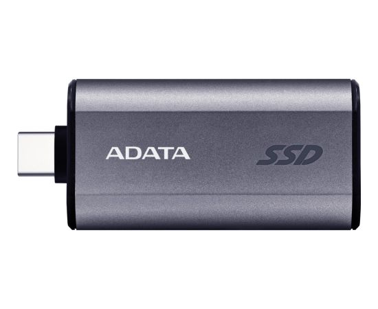 ADATA External SSD SC750 1 TB, External SSD (titanium, USB-C 3.2 Gen 2 (10 Gbit/s))