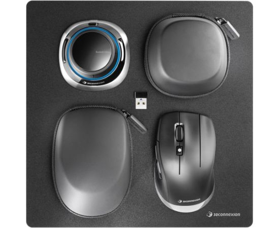 3DConnexion SpaceMouse Wireless Kit 2 Bluetooth Edition, mouse