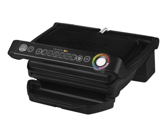 Tefal OptiGrill GC7058, contact grill (black, 2,000 watts)