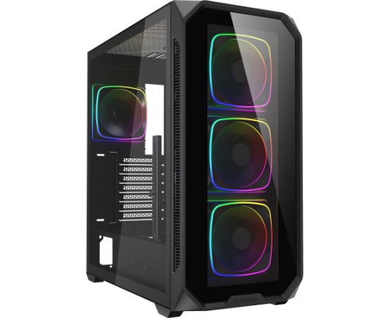 Sharkoon AK5G RGB , Tower case (black, Tempered Glass x 2)