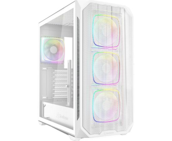 Sharkoon AK5M RGB, tower case (white, tempered glass)