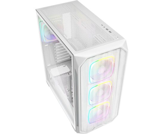 Sharkoon AK5M RGB, tower case (white, tempered glass)
