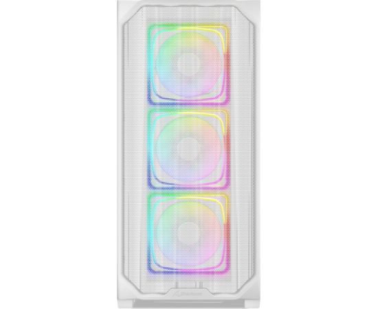 Sharkoon AK5M RGB, tower case (white, tempered glass)