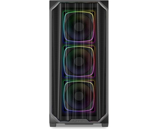 Sharkoon AK5M RGB, tower case (black, tempered glass)