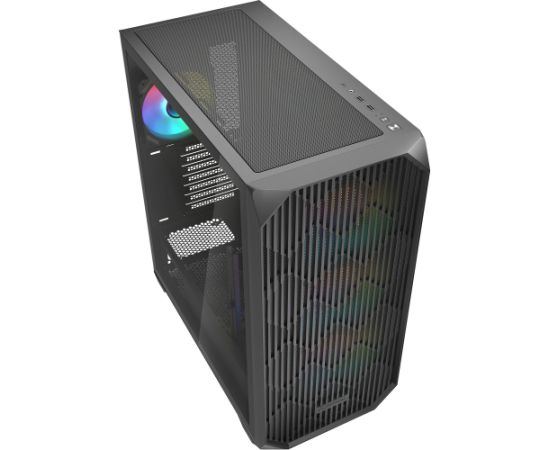 Sharkoon AK3 RGB, tower case (black, tempered glass)