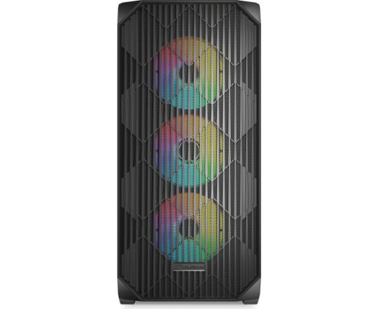 Sharkoon AK3 RGB, tower case (black, tempered glass)