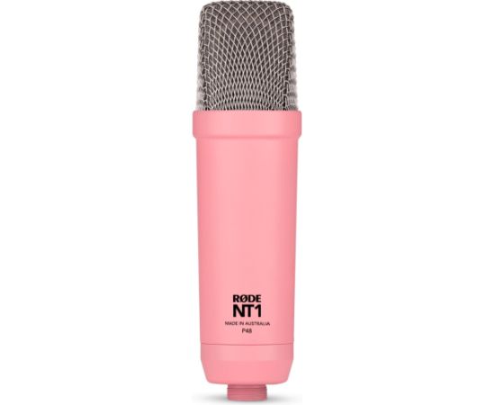 Rode Microphones NT1 Signature +XLR cable+Desktop Studio Arm, microphone (pink, bundle)