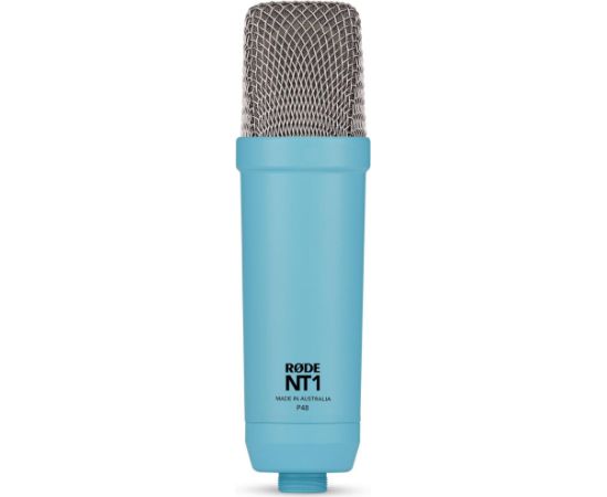 Rode Microphones NT1 Signature +XLR cable+Desktop Studio Arm, microphone (light blue, bundle)