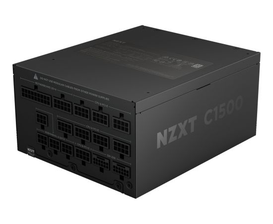 NZXT C1500 Platinum, PC power supply (black, 1x 16-pin graphics card connector, 6x PCIe, cable management, 1500 watts)
