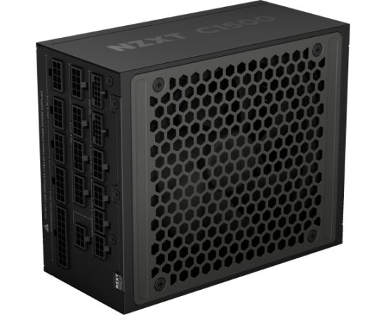 NZXT C1500 Platinum, PC power supply (black, 1x 16-pin graphics card connector, 6x PCIe, cable management, 1500 watts)