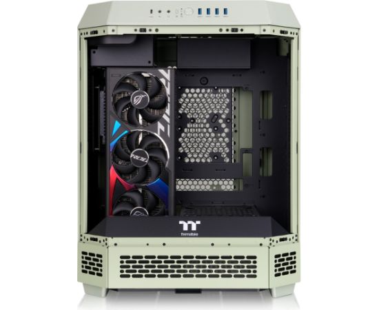 Thermaltake The Tower 600 , Tower Case (light green, Tempered Glass x 3)