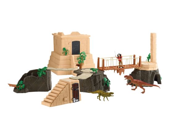 Schleich Dinosaurs Dino Temple Conquest Mega-Set, Toy Figure