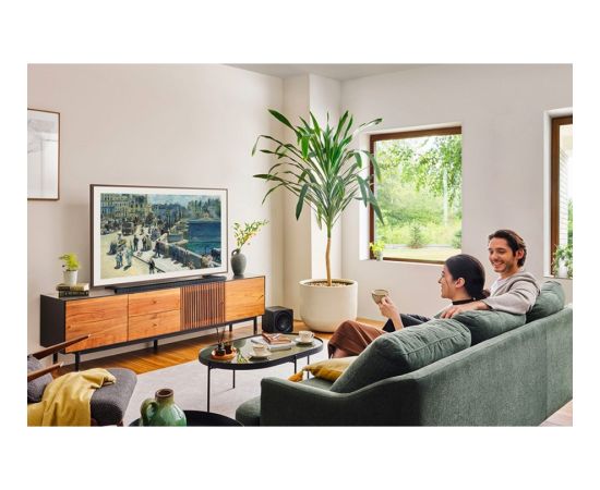 SAMSUNG The Frame GQ-85LS03D, QLED TV - 85 - black, UltraHD/4K, SmartTV, Art Mode, One Connect Box, 120Hz panel