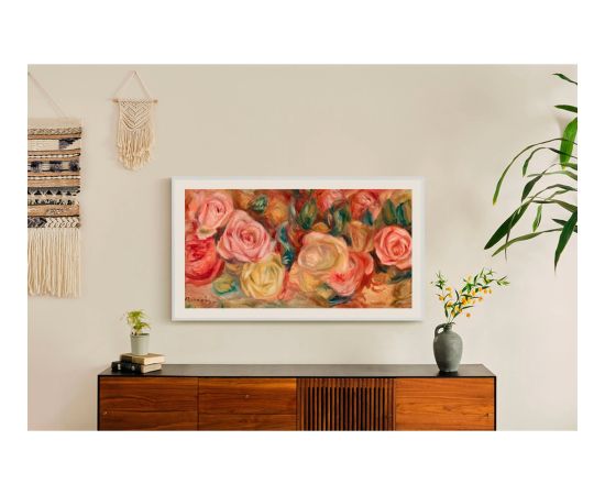 SAMSUNG The Frame GQ-85LS03D, QLED TV - 85 - black, UltraHD/4K, SmartTV, Art Mode, One Connect Box, 120Hz panel