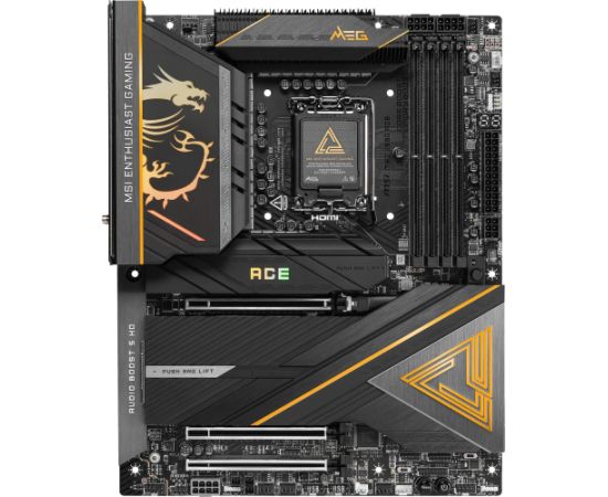 MSI MEG Z890 ACE - Socekt 1851 - motherboard (black/gold yellow)