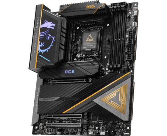 MSI MEG Z890 ACE - Socekt 1851 - motherboard (black/gold yellow)
