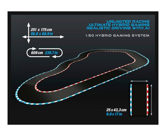 Carrera HYBRID - Speedway to Hell, race track (1:50)