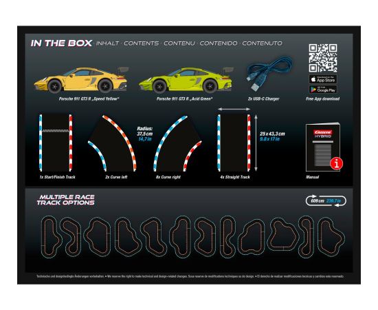 Carrera HYBRID - Speedway to Hell, race track (1:50)