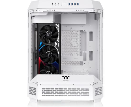 Thermaltake The Tower 600 , Tower Case (white, Tempered Glass x 3)