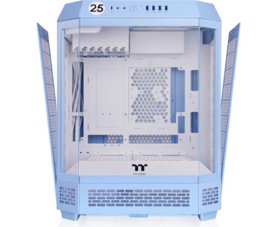 Thermaltake The Tower 600 , Tower Case (light blue, Tempered Glass x 3)