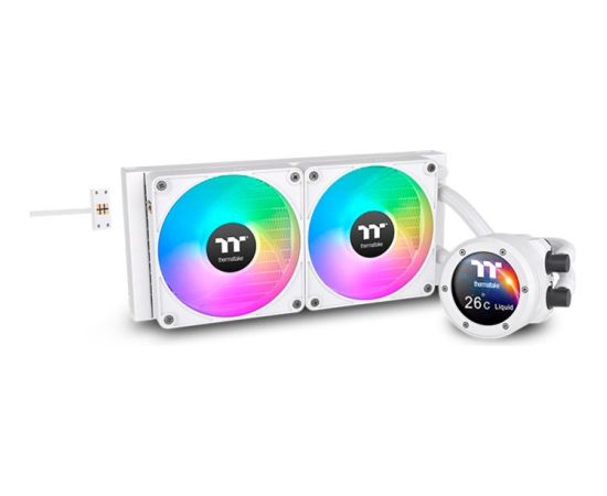 Thermaltake TH280 V2 Ultra EX ARGB Sync All-In-One Liquid Cooler - Snow Edition, water cooling (white)